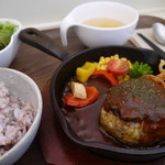 ふわっと - ランチハンバーグ1050円