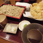 楽食 - かき揚げせいろ