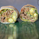 &WINE - 牛肉メキシカンブリトー