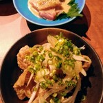 ごはん処 呑み処 縁 - 鶏皮ポン酢、ぬた