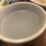 石臼挽き手打そば洸庵　満月 - 蕎麦湯