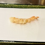 天ぷら はせ川 - 間に何度も出るさいまき海老