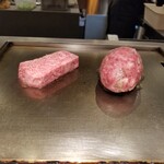 極味や 東京駅店 - 極味やハンバーグ（Mサイズ）＆特選伊万里牛ステーキ