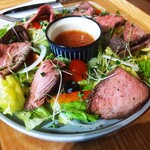 cafe Hanamori - ローストビーフサラダ