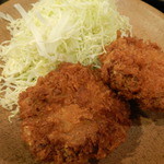 メンチカツ　チーズ入り