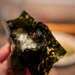 鳥茂 - キャビアお握り