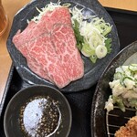 精肉 田中 - 超〜激ウマ『和牛たたき』　一瞬で溶ける！