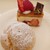 フランス菓子16区 - 料理写真:いちごのミルフィーユ、シューアラクレーム