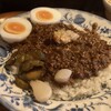 茶豆 - 料理写真:キーマカレー　withゆで卵