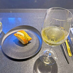 Japanese Soba Noodles 蔦 - 「本日の前菜」とシャンパン