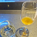 Japanese Soba Noodles 蔦 - 「ウェルカムドリンク」の「コンブチャ」