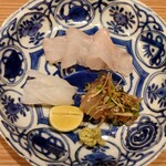 あさば - アオリイカ　　地魚のクエ　　　鯵と夏野菜