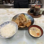 お食事 まるやま - リブロースしょうが焼き定食