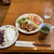 洋風厨房 ソーシエ - 料理写真:日替わりのチキンの照り焼きと阿部鶏のジャポソース　1000円