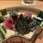 東麻布 天本 - 藁で燻した鰹