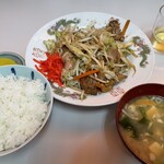 Miyoshiya Shiyokudou - 肉野菜炒め定食