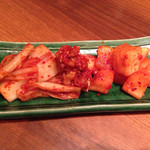 松庵 - キムチ盛り合せ