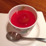 松庵 - 完熟丸ごと トマト杏仁