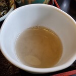 手打 神代そば - そば湯