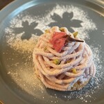 カワベリー　カフェ - 春ごろに行った時の限定モンブラン