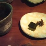 御蕎麦 ちきた - お茶とお茶請け