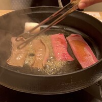 先斗町しゃぶしゃぶすき焼き きらく - タン