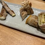 呼子活イカ 博多巻き串 燈 - 