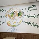 Es Teler 77 - 店内 壁