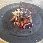 organ - 紅玉のタタン、スパイスのクランブル、カルヴァドスのアイス