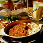 cafe.the market mai mai - 料理写真:朝カレー、ラッシー