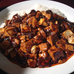 中国四川料理 天府仙臺 - 四川セットの四川麻婆飯。