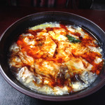 中国四川料理 天府仙臺 - 2014年3月。酸辣湯麺800円。白菜とキクラゲと豚バラ入り。酸っぱいー！