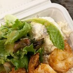 Sam's Kitchen - Shrimp（Original Garlic） $14
            RICE、SALAD、SALAD Patato/MAC +$6