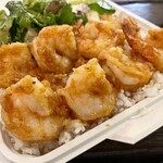 Sam's Kitchen - Shrimp（Original Garlic） $14
            RICE、SALAD、SALAD Patato/MAC +$6