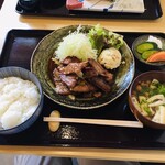 柴田屋 - ■やま幸まぐろ生姜焼き定食1270円