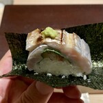 千葉たかおか - 太刀魚(竹岡) 棒寿司 炙り