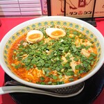 サンシン - 辛麺(旨辛、味玉トッピング)