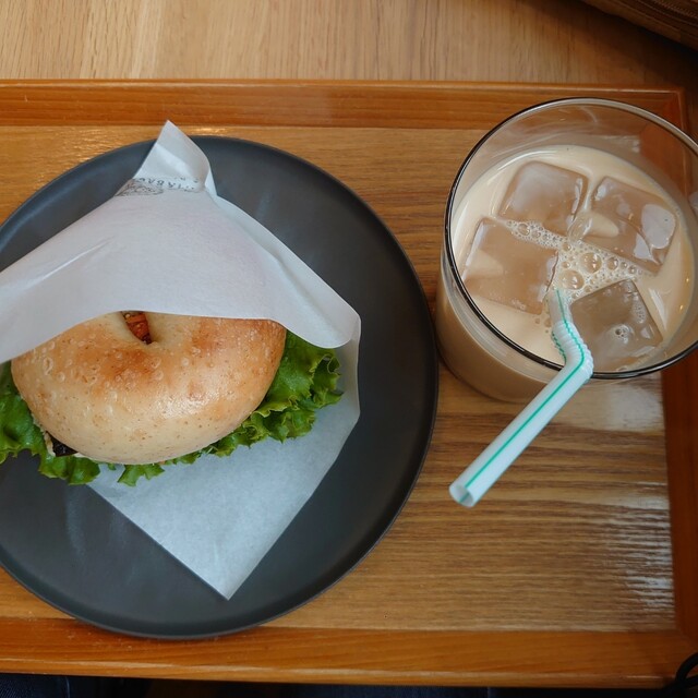 山ベーグル&コーヒースタンド リンクむらやま店（山ベーグル&Coffee stand） - 村山（ベーグル）の写真