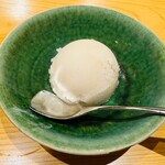 てんぷら 下村 - 白桃シャーベット