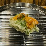 てんぷら 下村 - 雲丹の大葉巻き