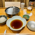 てんぷら 下村 - 大根おろし・天つゆ・塩・お通し