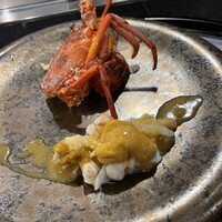 銀座 和牛鉄板焼 USHIGAMI - 活け伊勢海老