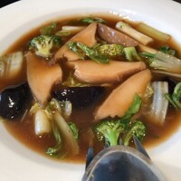 四川 - 鮑のオイスターソース煮