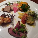 前菜５種盛り合わせ　     　 １５００円