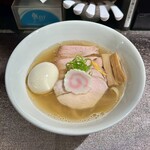 Kourin dou - 特製和風出汁塩そば（太麺）¥1180