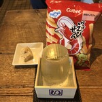 麹町いづみや しろ - カルビーかっぱえびせん ・熊本 五ツ木 山うにとうふ、一本義 純米辛口