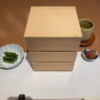 日本料理 からまつ - 和朝食三段重(3,700円)