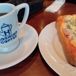 星乃珈琲店 - ハムチーズ＆星乃ブレンド