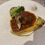 ビストロ　ボン・モマン - 長崎和牛のトマト、赤ワイン煮、ハンガリー風。