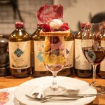 アゾート - アメリカンチェリーのパフェ(2024年6月)